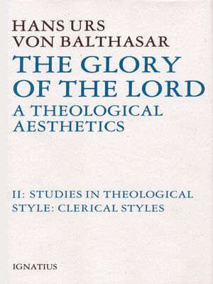 cover image of The Glory of the Lord, Volume 2: Clerical Styles